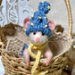 Handmade Needle Felted Mouse – Whimsical Wool Art Dolls in Colorful Outfits – Collectible Figurines, Gift for Mouse Lovers