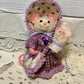 Winny the Nanny Mouse – OOAK Needle Felted Art Doll | Handmade Victorian Lady Felt Mouse with Baby