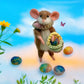 Needle-Felted Pip the Mouse – Handmade Easter Decoration | Natural Fiber Art Doll