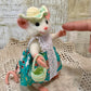 Sunshine Mouse – Needle Felted Mouse Doll – Whimsical Summer Decor