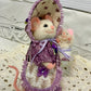 Winny the Nanny Mouse – OOAK Needle Felted Art Doll | Handmade Victorian Lady Felt Mouse with Baby