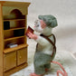 Librarian Mouse – Needle Felted Mouse – Handmade Wool Art Doll, Whimsical Collectible, Vintage Librarian Decor, Gift for Book Lovers