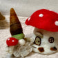 Needle Felt Gnome – Autumn Nordic Fall Decor – Short Wool Gonk – Handmade Woodland Gnome Waldorf Inspired Sculpture