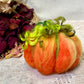 Needle-Felted Pumpkin – Handmade Autumn Wool Sculptures – Fall Table Centerpiece - Cottagecore Home Decoration