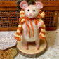 Handmade Needle Felted Mouse – Whimsical Wool Art Dolls in Colorful Outfits – Collectible Figurines, Gift for Mouse Lovers