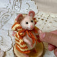 Handmade Needle Felted Mouse – Whimsical Wool Art Dolls in Colorful Outfits – Collectible Figurines, Gift for Mouse Lovers