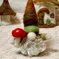 Needle Felt Gnome – Autumn Nordic Fall Decor – Short Wool Gonk – Handmade Woodland Gnome Waldorf Inspired Sculpture