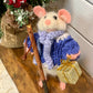 Needle-Felted Christian the Mouse – Handmade Natural Fiber Art Doll | Woodland Animal Figurine