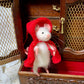 Mary the Mouse – Needle Felted Wool Wanderer with Cloak & Walking Stick | Handmade Collectible Art Doll