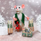 Felix the Mouse, natural fiber friend, felt mouse, OOAK Art Doll