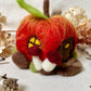 Needle Felt Apple Mouse House - Forest Decor – Handmade Woodland Waldorf Inspired Soft Sculpture
