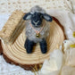 Needle Felted Sheep Clover – Handmade Wool Animal, Soft Pastel Spring Decor, Collectible Waldorf Doll, Farmhouse Gift
