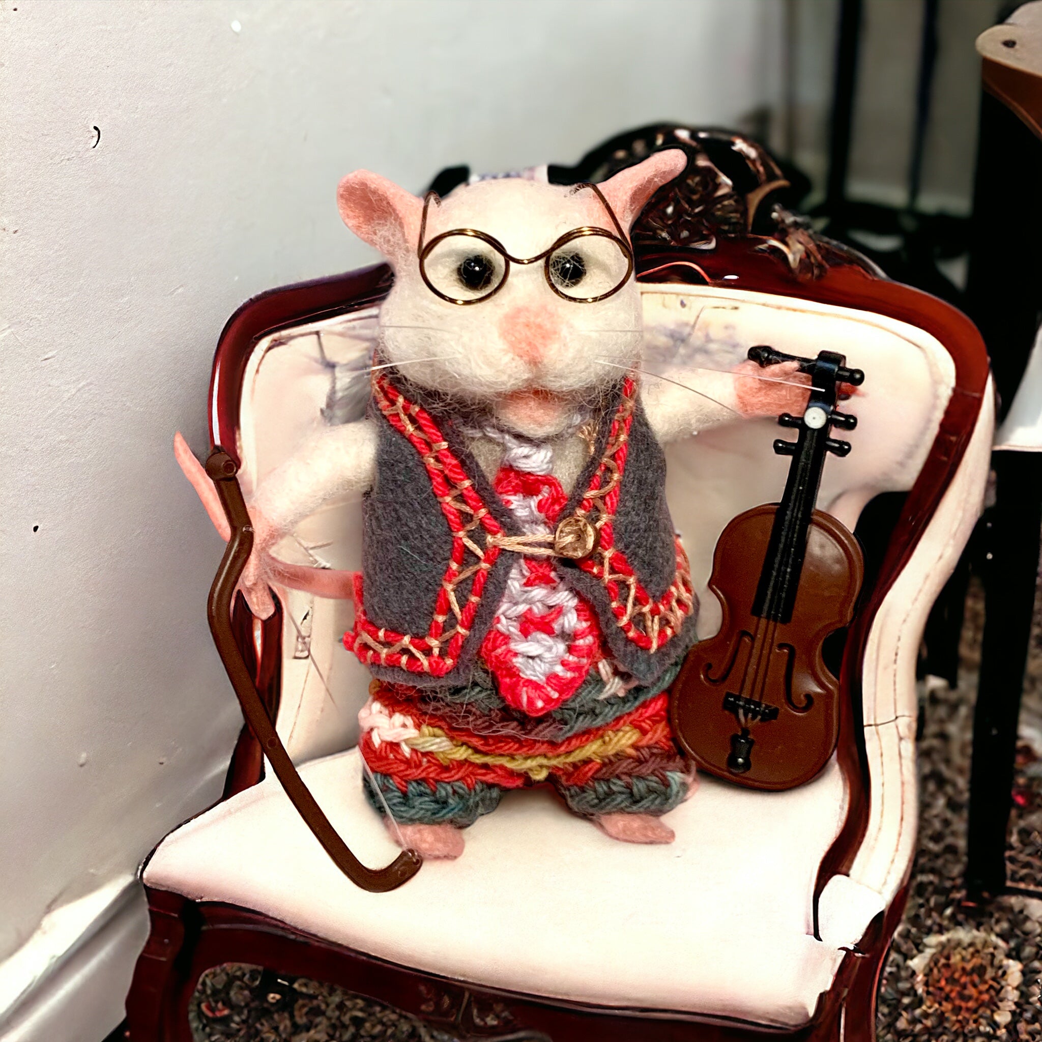 Felted Mice Collection – Handcrafted Natural Fiber Creatures ...