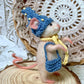 Handmade Needle Felted Mouse – Whimsical Wool Art Dolls in Colorful Outfits – Collectible Figurines, Gift for Mouse Lovers