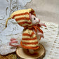Handmade Needle Felted Mouse – Whimsical Wool Art Dolls in Colorful Outfits – Collectible Figurines, Gift for Mouse Lovers