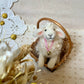 Needle Felted Sheep Lillibelle – Handmade Wool Animal, Soft Pastel Spring Decor, Collectible Waldorf Doll, Farmhouse Gift