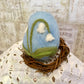 Handmade Wool Felt Floral Design Eggs for Easter | Felt Easter Ornaments | Easter Egg Hunt | Easter Decorations