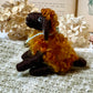 Needle Felted Sheep Cinnamon – Handmade Wool Animal, Soft Pastel Spring Decor, Collectible Waldorf Doll, Farmhouse Gift