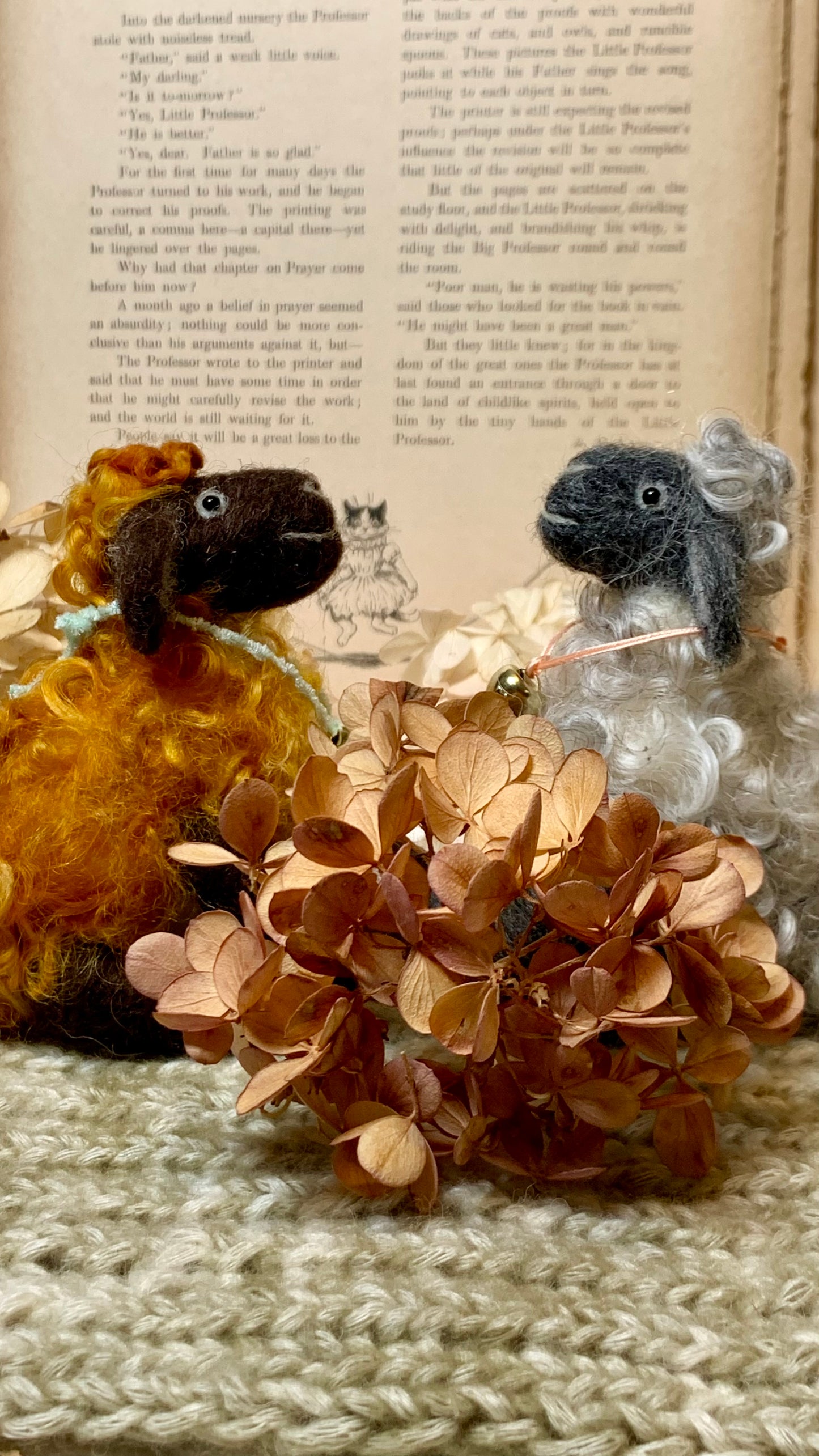 Needle Felted Sheep Cinnamon – Handmade Wool Animal, Soft Pastel Spring Decor, Collectible Waldorf Doll, Farmhouse Gift