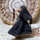Peter the Mouse – Needle Felted Wool Wanderer with Cloak & Walking Stick | Handmade Collectible Art Doll