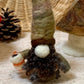 Needle Felt Gnome – Autumn Nordic Fall Decor – Short Wool Gonk – Handmade Woodland Gnome Waldorf Inspired Sculpture
