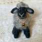 Needle Felted Sheep Clover – Handmade Wool Animal, Soft Pastel Spring Decor, Collectible Waldorf Doll, Farmhouse Gift