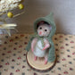 Handmade Needle Felted Mouse – Whimsical Wool Art Dolls in Colorful Outfits – Collectible Figurines, Gift for Mouse Lovers
