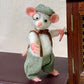 Librarian Mouse – Needle Felted Mouse – Handmade Wool Art Doll, Whimsical Collectible, Vintage Librarian Decor, Gift for Book Lovers