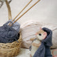 Peter the Mouse – Needle Felted Wool Wanderer with Cloak & Walking Stick | Handmade Collectible Art Doll
