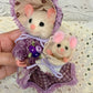 Winny the Nanny Mouse – OOAK Needle Felted Art Doll | Handmade Victorian Lady Felt Mouse with Baby