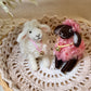 Needle Felted Sheep Clover – Handmade Wool Animal, Soft Pastel Spring Decor, Collectible Waldorf Doll, Farmhouse Gift