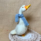 Handmade Needle Felted Goose – Wool Valentine Ornament & Collectible