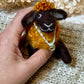 Needle Felted Sheep Cinnamon – Handmade Wool Animal, Soft Pastel Spring Decor, Collectible Waldorf Doll, Farmhouse Gift