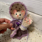 Winny the Nanny Mouse – OOAK Needle Felted Art Doll | Handmade Victorian Lady Felt Mouse with Baby