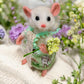 Needle Felted Mouse – Summer Garden Mouse Art Doll – Wool Collectible