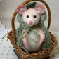 Handmade Needle Felted Mouse – Whimsical Wool Art Dolls in Colorful Outfits – Collectible Figurines, Gift for Mouse Lovers