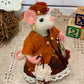 Autumn the Mouse – OOAK Needle Felted Natural Fiber Doll | Handmade Art Doll