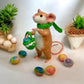 Needle-Felted Pip the Mouse – Handmade Easter Decoration | Natural Fiber Art Doll