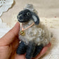 Needle Felted Sheep Clover – Handmade Wool Animal, Soft Pastel Spring Decor, Collectible Waldorf Doll, Farmhouse Gift