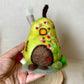 Needle Felt Pear Mouse House - Forest Decor – Handmade Woodland Waldorf Inspired Soft Sculpture