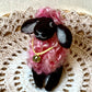 Needle Felted Sheep Clover – Handmade Wool Animal, Soft Pastel Spring Decor, Collectible Waldorf Doll, Farmhouse Gift