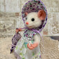 Victorian Lady Mouse with Baby – Handmade Needle-Felted Collectible Art Doll