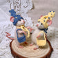 Handmade Needle Felted Mouse – Whimsical Wool Art Dolls in Colorful Outfits – Collectible Figurines, Gift for Mouse Lovers