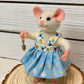 Hanukkah Mouse | Handmade Wool Animal Toy | Cute Needle Felted Mouse Figurine | Pet Lover Gift | Whimsical Winter Home Jewish Holiday Decor