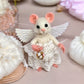 Handcrafted felted mouse toy by Fox Hollow Friends – woodland creature gift