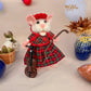 Hilda the Mouse, natural fiber friend, felt mouse, OOAK Art Doll