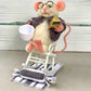 Edward the Elder Mouse, natural fiber friend, felt mouse, OOAK Art Doll