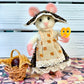 Bianca the Mouse – OOAK Needle Felted Natural Fiber Doll | Handmade Art Doll