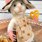 Bianca the Mouse – OOAK Needle Felted Natural Fiber Doll | Handmade Art Doll