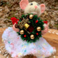 Gloria the Mouse, natural fiber friend, felt mouse, OOAK Art Doll